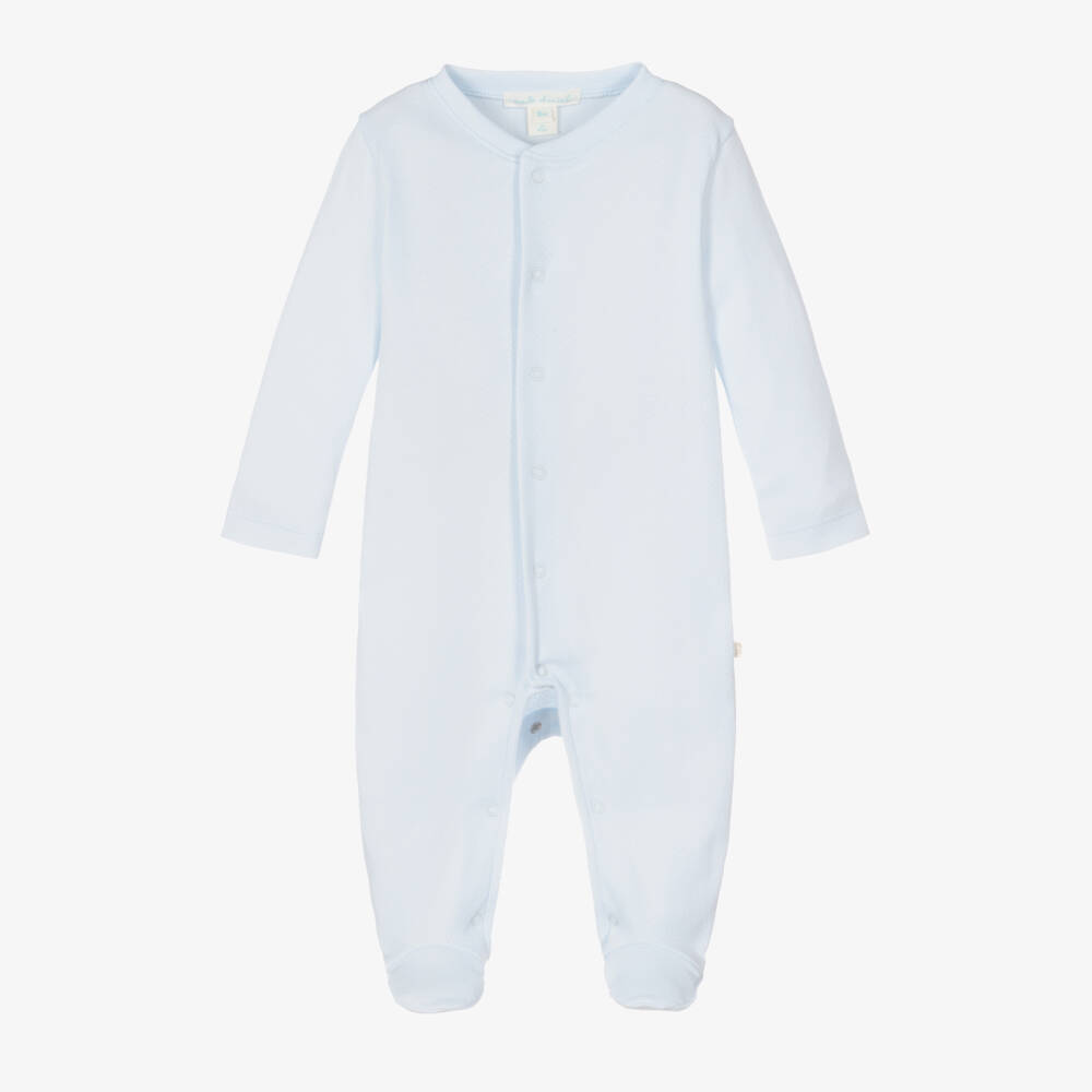 Marie-Chantal-Boys Azure Pima Cotton Ensemble | Childrensalon Outlet