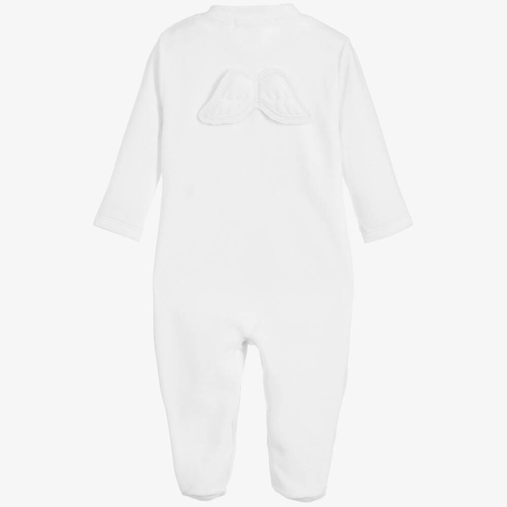 Marie-Chantal-Boys Heavenly Soft Winged Babygrow | Childrensalon Outlet