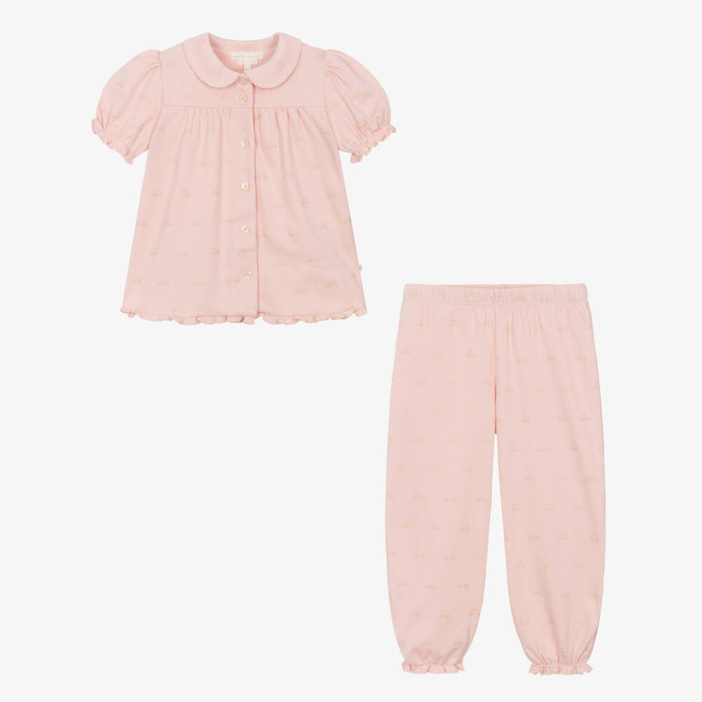 Marie-Chantal-Girls Blush Winged Cotton Nightwear | Childrensalon Outlet