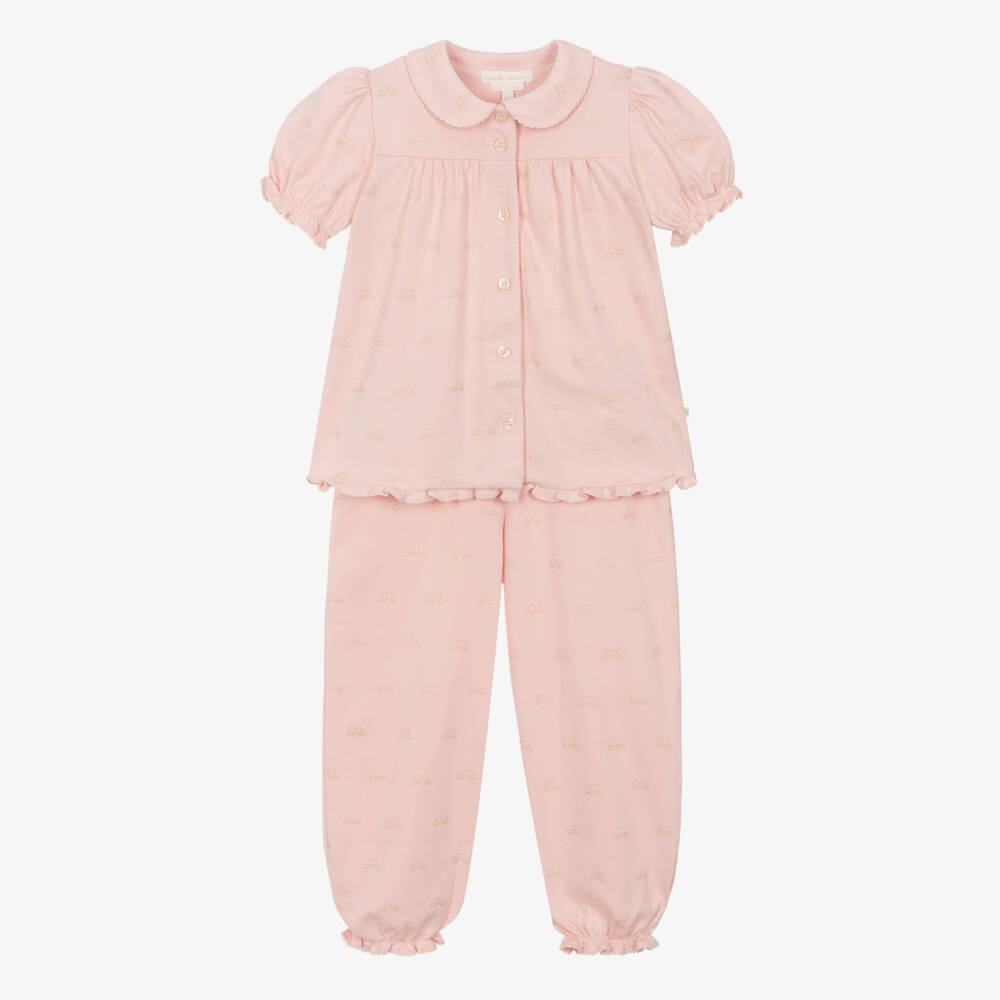 Marie-Chantal-Girls Blush Winged Cotton Nightwear | Childrensalon Outlet