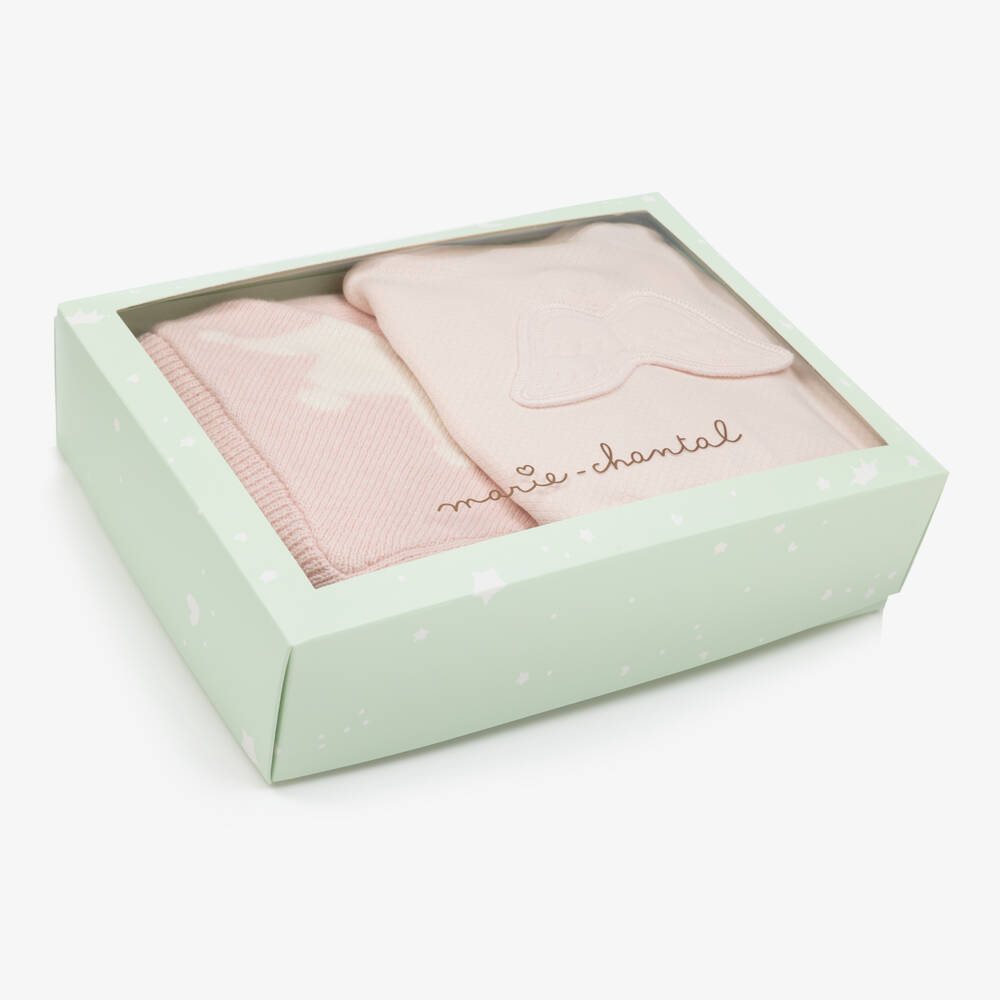 Marie-Chantal-Girls Pink Angel Wings Set | Childrensalon Outlet