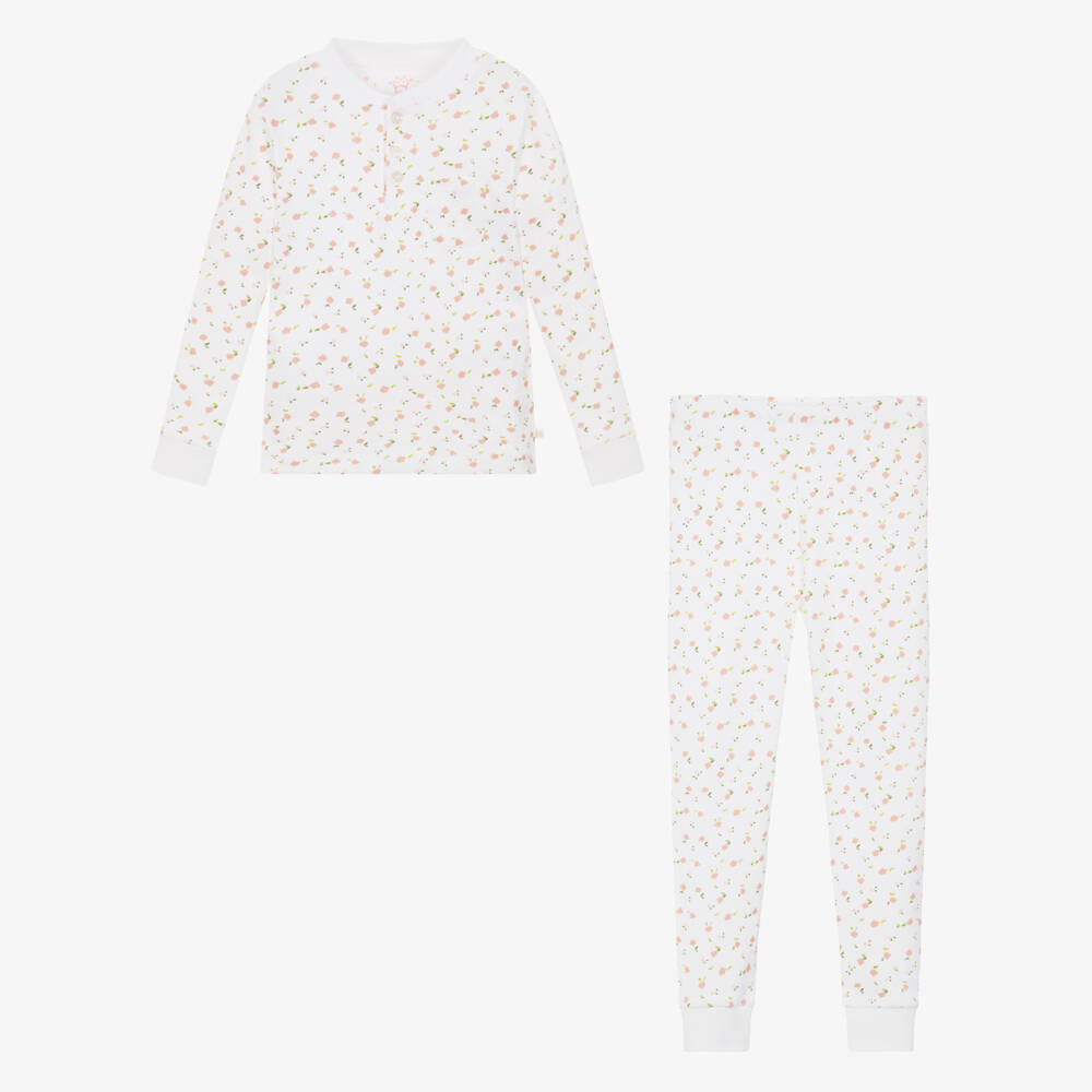 Marie-Chantal-Пижама из органического хлопка с цветочным принтом для девочек | Childrensalon Outlet