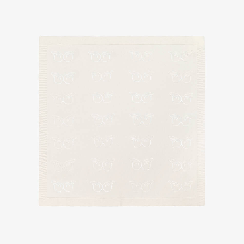 Marie-Chantal-Ivory Pure Cashmere Blanket (82cm) | Childrensalon Outlet