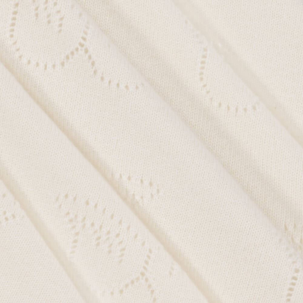 Marie-Chantal-Ivory Pure Cashmere Blanket (82cm) | Childrensalon Outlet
