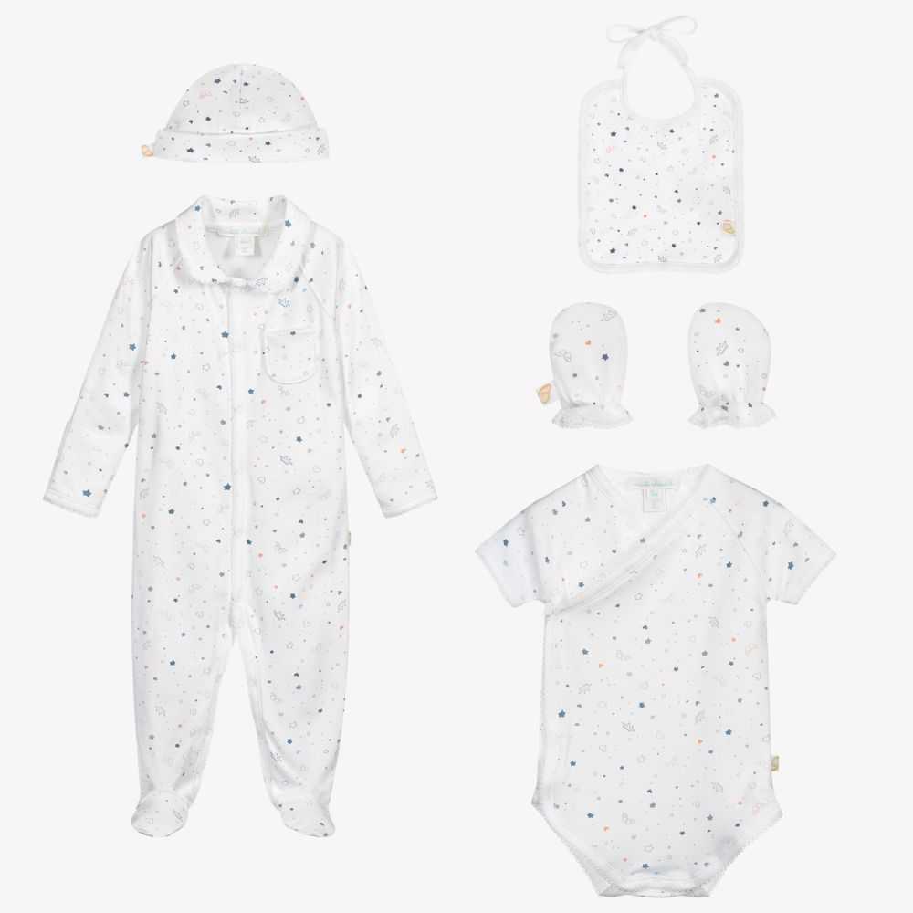 Marie-Chantal - Ensemble en coton Pima Bébé | Childrensalon