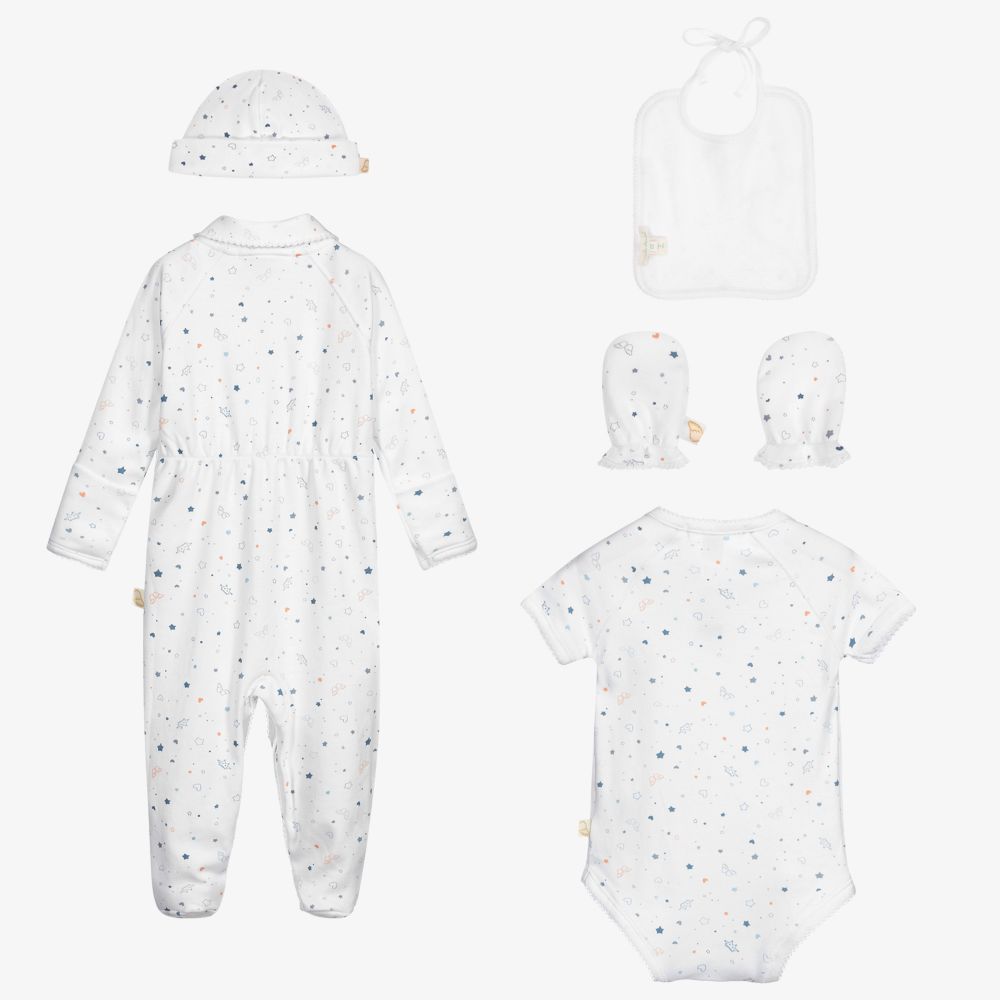 Marie-Chantal-Pima Cotton Baby Outfit Set | Childrensalon Outlet