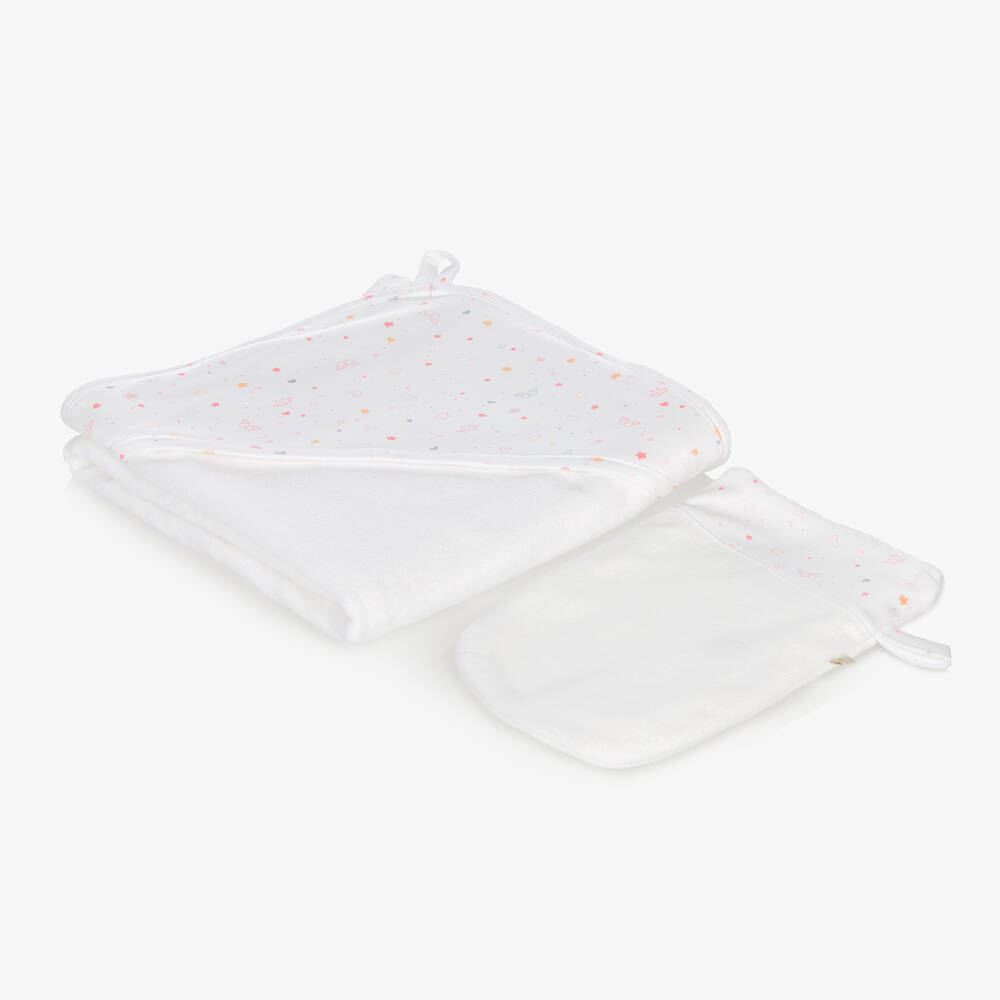 Marie-Chantal-Towel & Wash Mitt Gift Set | Childrensalon Outlet