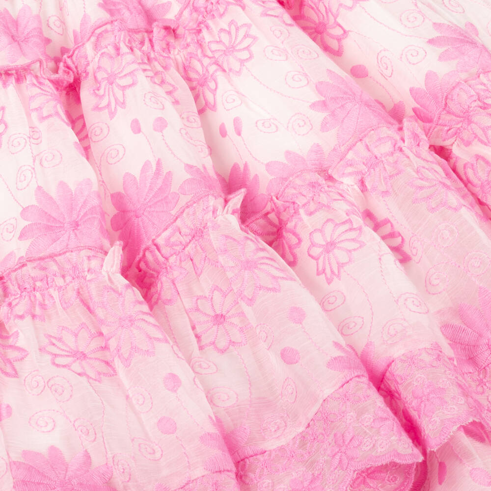 Marlo Kids-Girls Floral Organza Maxi Gown | Childrensalon Outlet