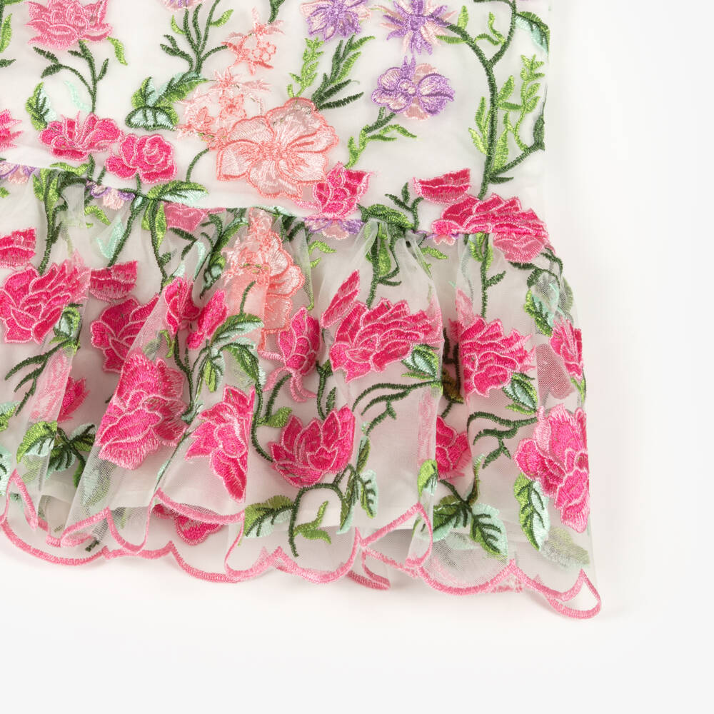 Marlo Kids-Girls Floral Tulle Dream Dress | Childrensalon Outlet