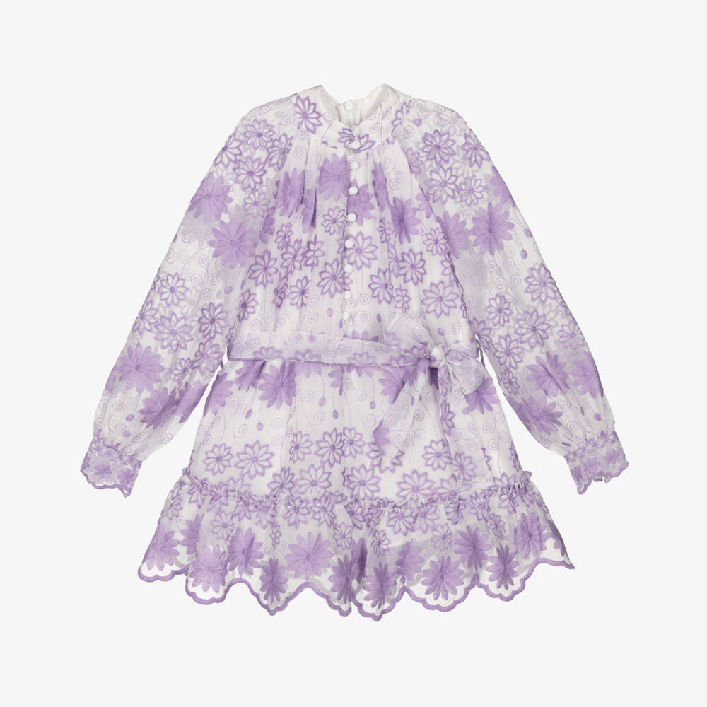 Marlo Kids-Платье из органзы Лаванда для девочек | Childrensalon Outlet