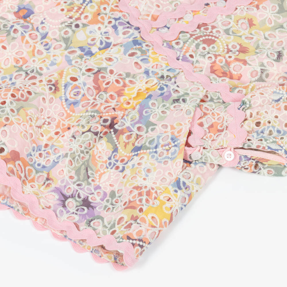 Marlo Kids-Розовый цветочный комбинезон для девочек | Childrensalon Outlet