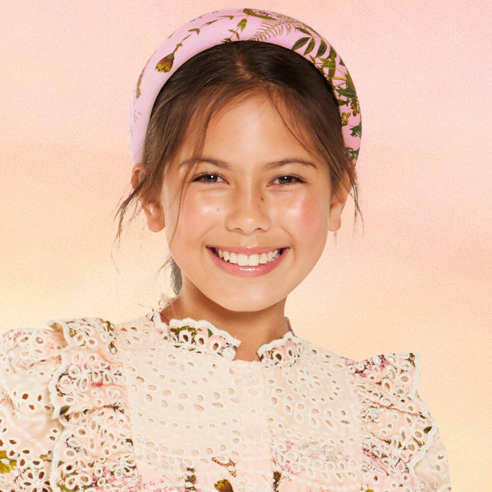 Marlo Kids-Girls Rose Garden Headband Delight | Childrensalon Outlet