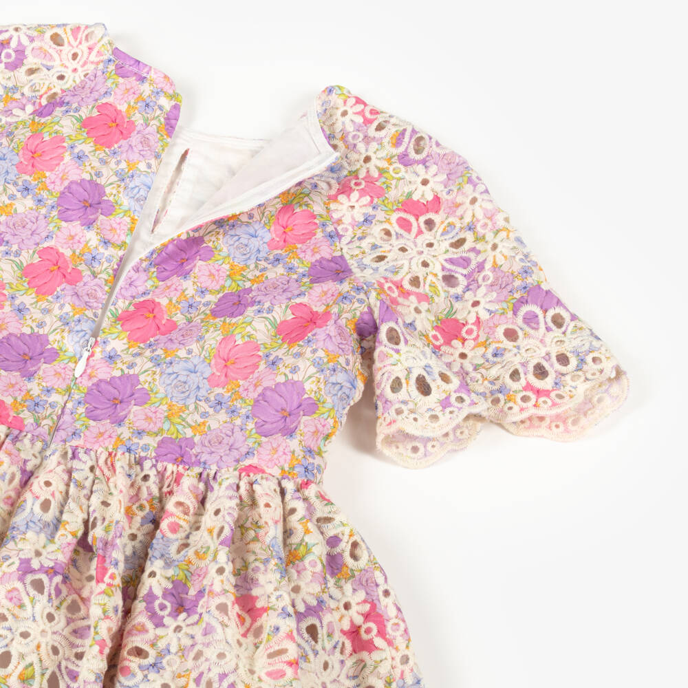 Marlo Kids-Girls Soft Floral Cotton Ensemble | Childrensalon Outlet