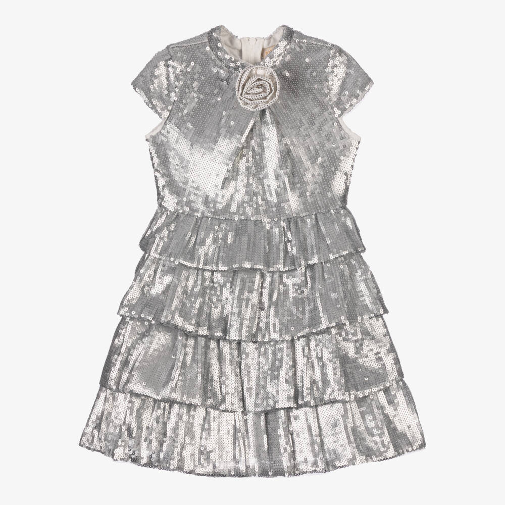 Marlo Kids-Girls Sparkling Layered Tulle Gown | Childrensalon Outlet