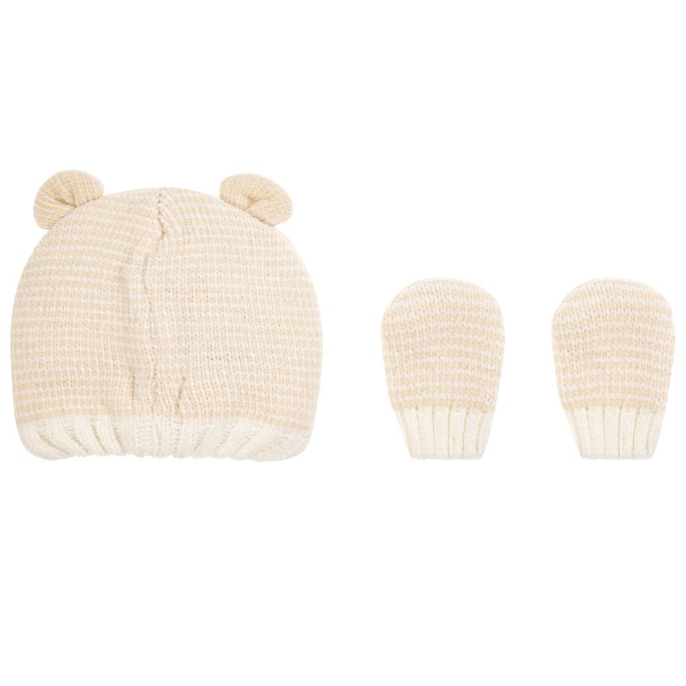 beige baby hat