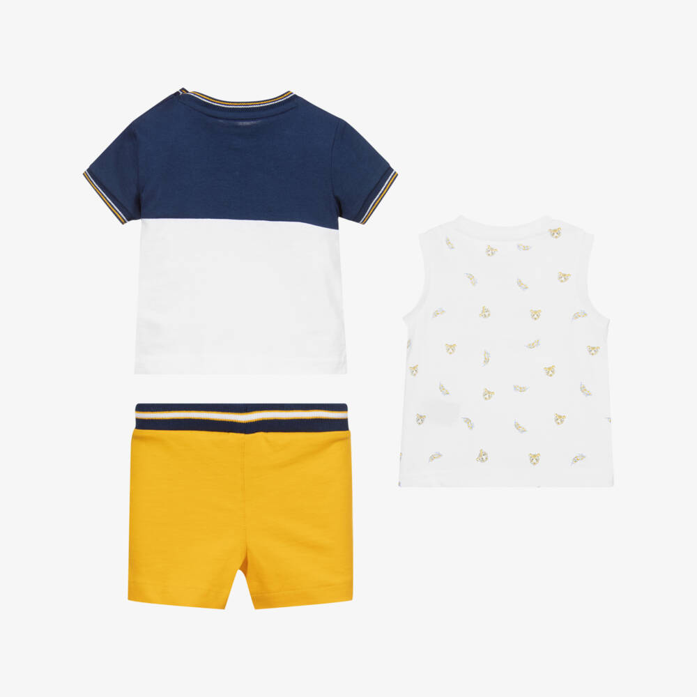 Mayoral-3 Piece Top & Shorts Set | Childrensalon Outlet