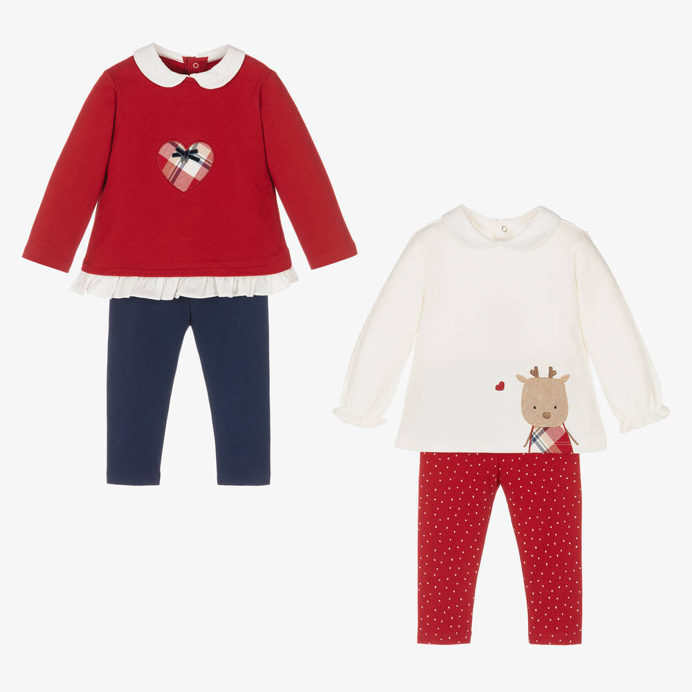 Mayoral Newborn - Ensemble legging 4 pièces bébé  | Childrensalon