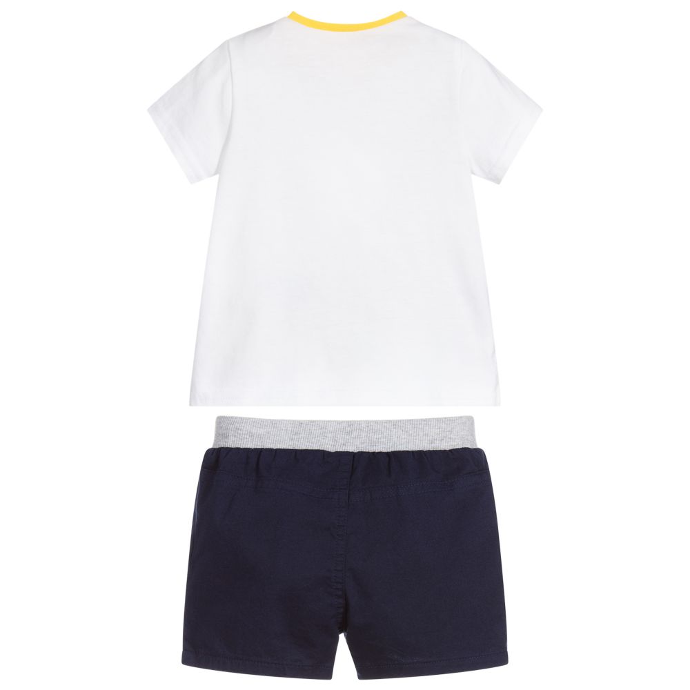 newborn white shorts