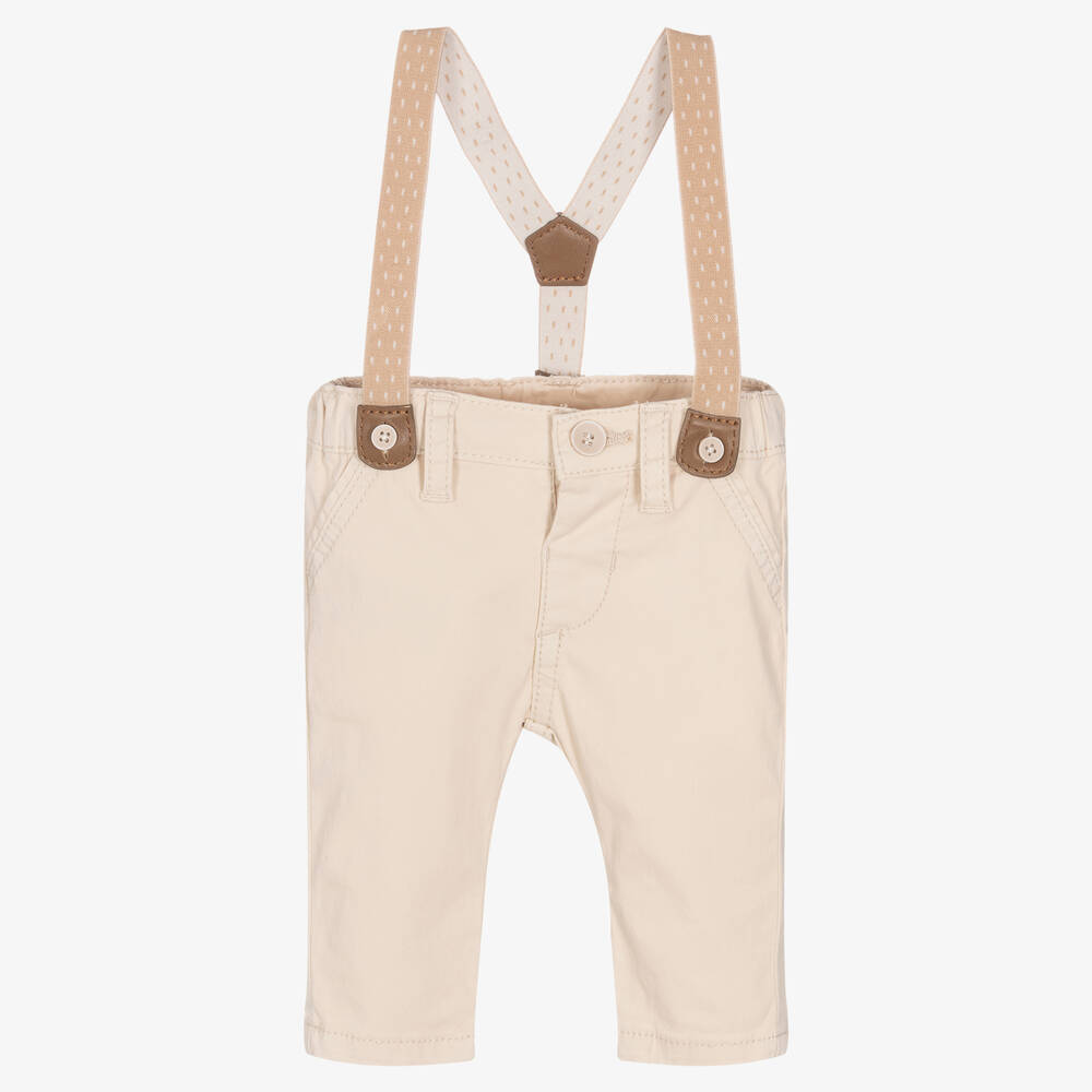 Mayoral - Beige Baumwoll-Chinohose für Babys | Childrensalon