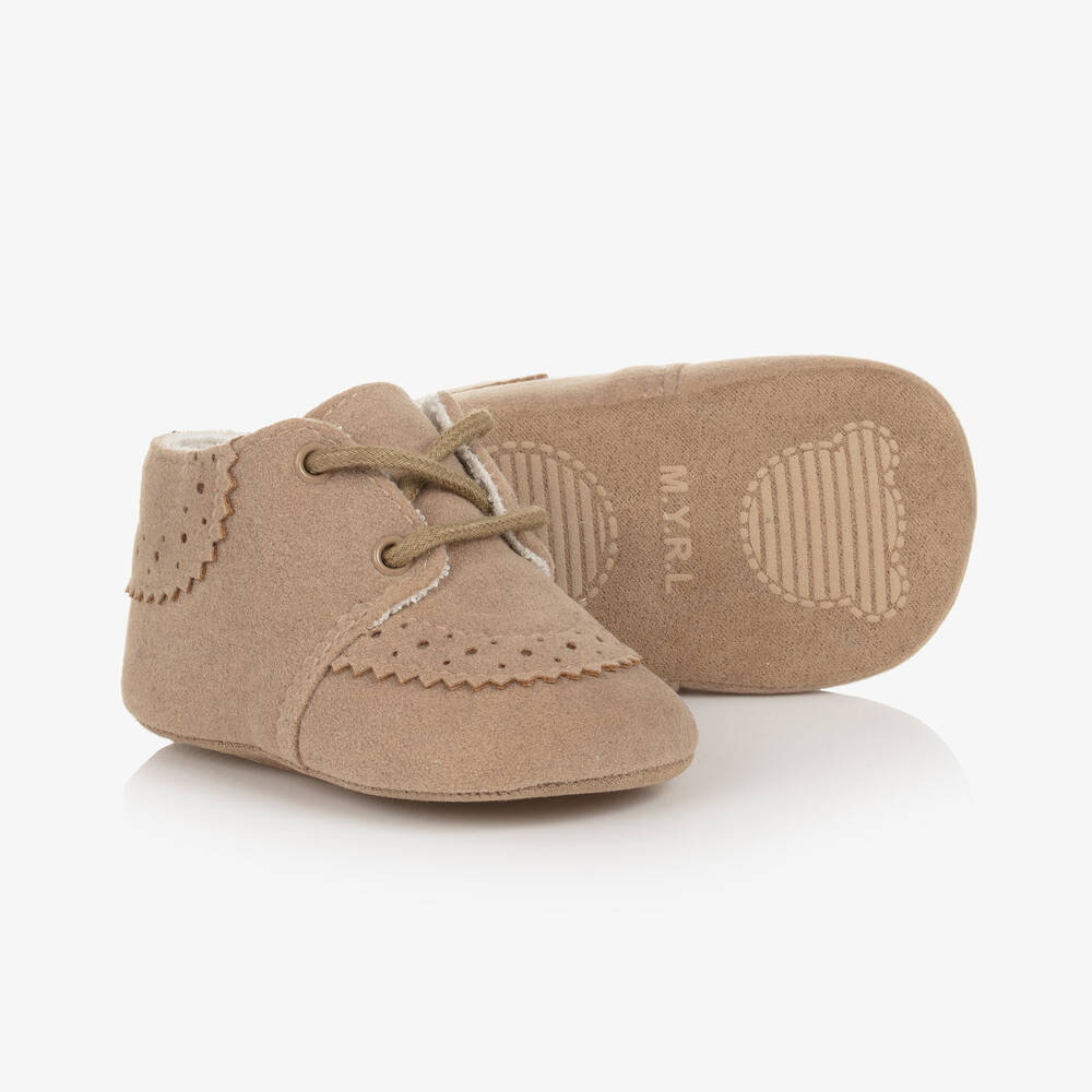 Beige baby boy shoes hotsell