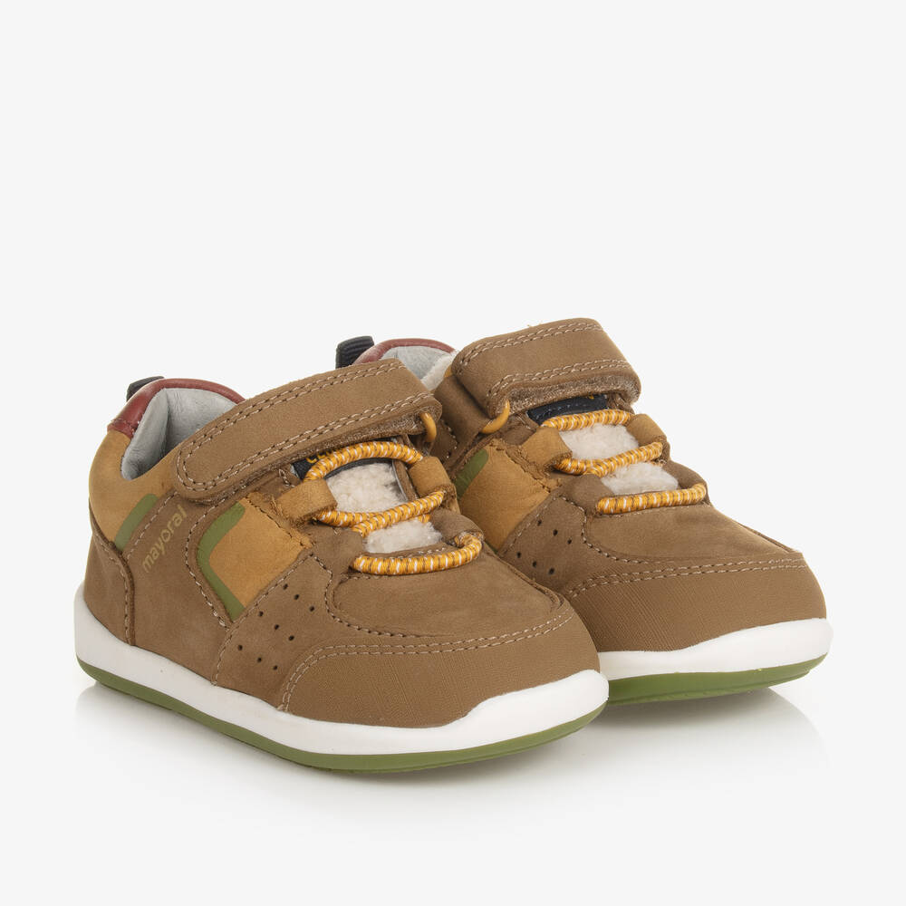 Mayoral - Beige Lauflern-Sneakers aus Leder | Childrensalon