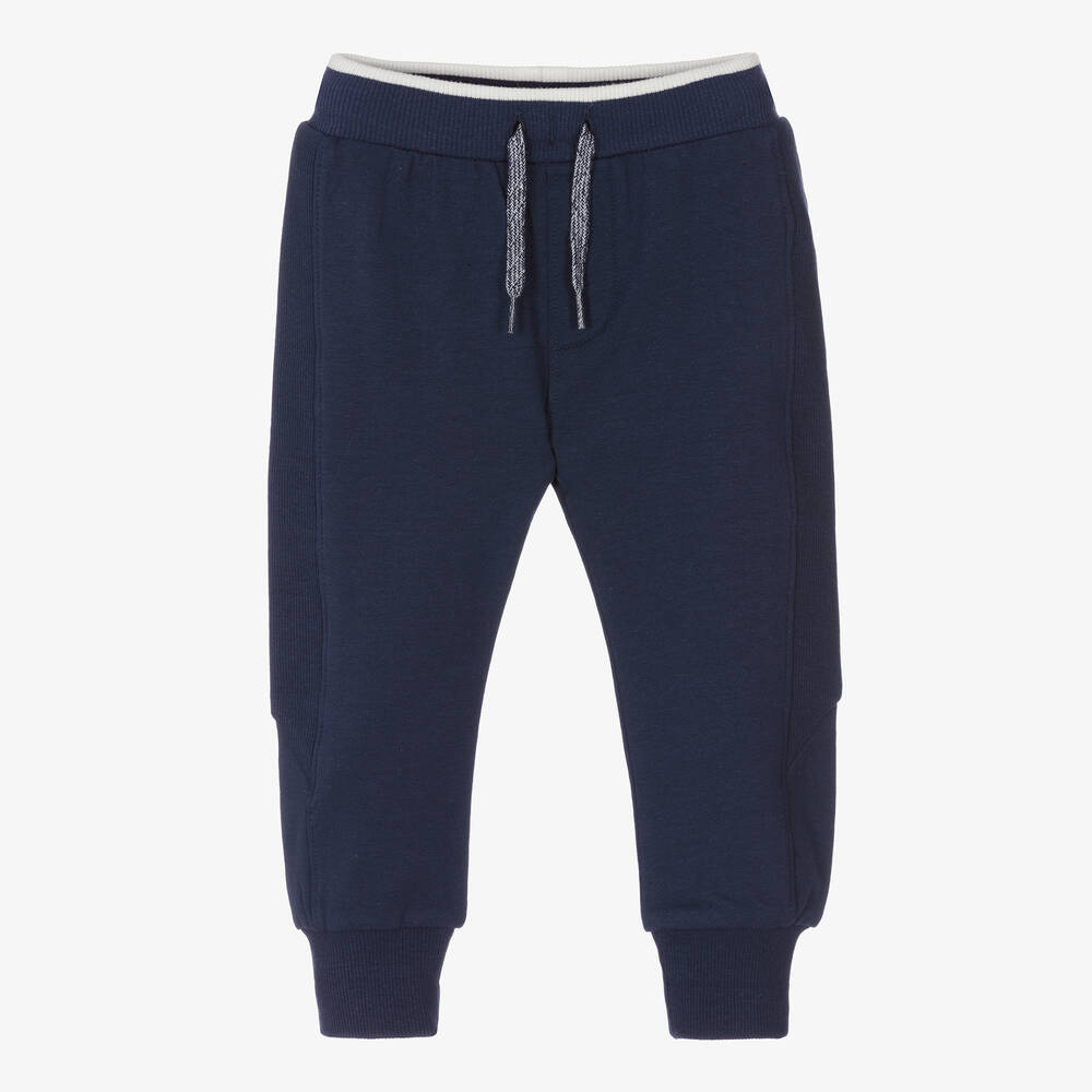 Mayoral Newborn - Pantalon de jogging bleu en coton Bébé garçon | Childrensalon