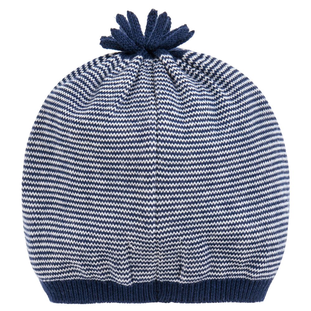 مايورال Newborn-قبعة قطن محبوك لون كحلي للمواليد | Childrensalon Outlet