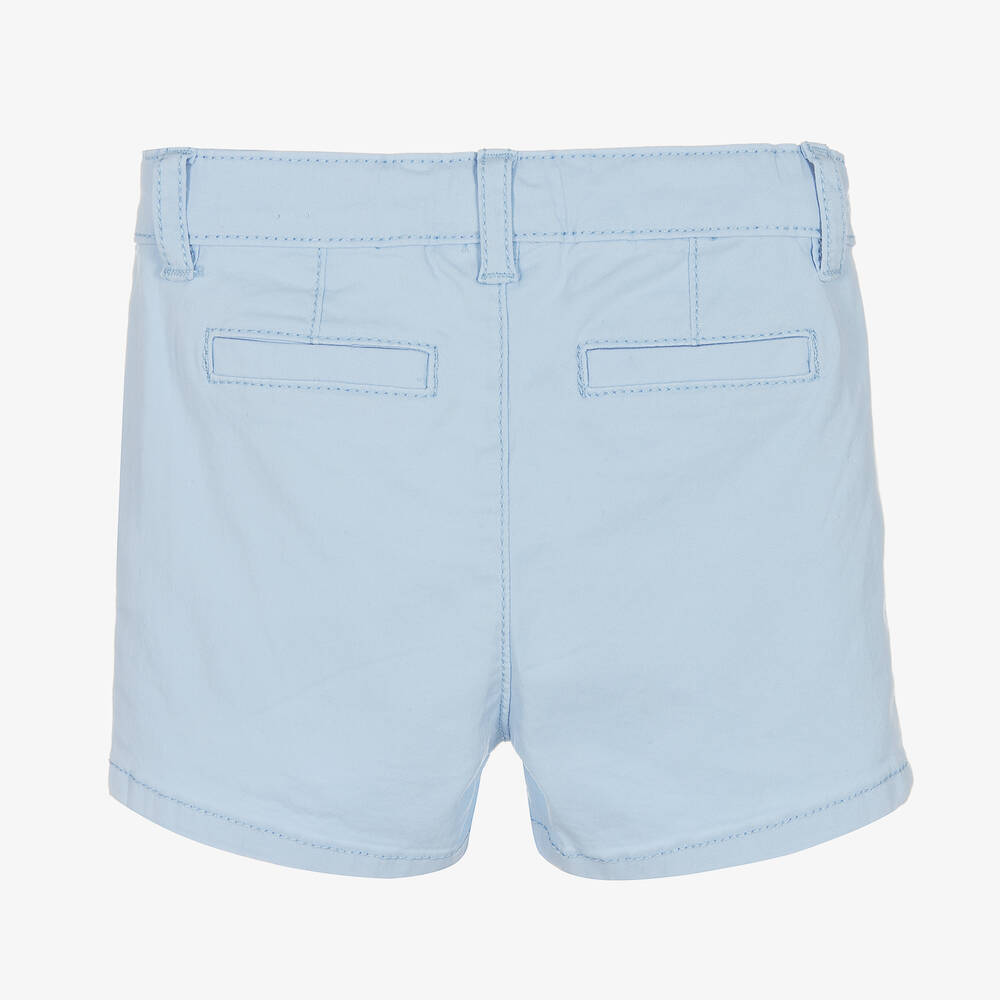 Mayoral-Baby Boys Blue Cotton Shorts | Childrensalon Outlet
