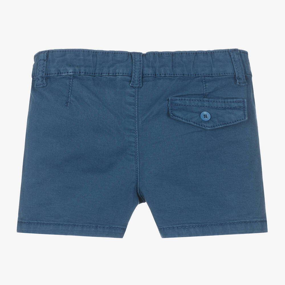 مايورال Newborn-شورت قطن جيرسي لون أزرق داكن للمواليد | Childrensalon Outlet