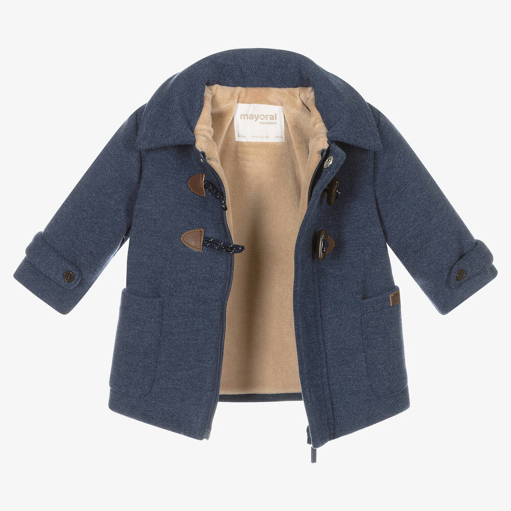 Boys blue sales duffle coat