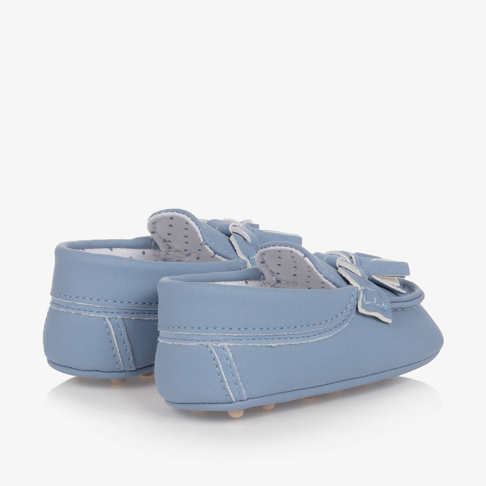 Mayoral Baby Boys Blue Pre Walker Moccasins Childrensalon Outlet