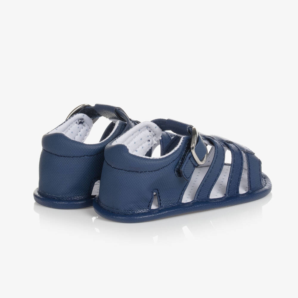 مايورال-صندل جلد صناعي لون كحلي لمرحلة قبل المشي للمواليد | Childrensalon Outlet