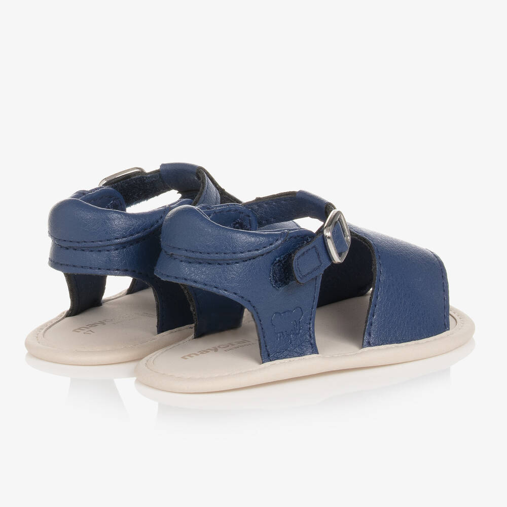 Mayoral Baby Boys Blue Pre Walker Sandals Childrensalon Outlet