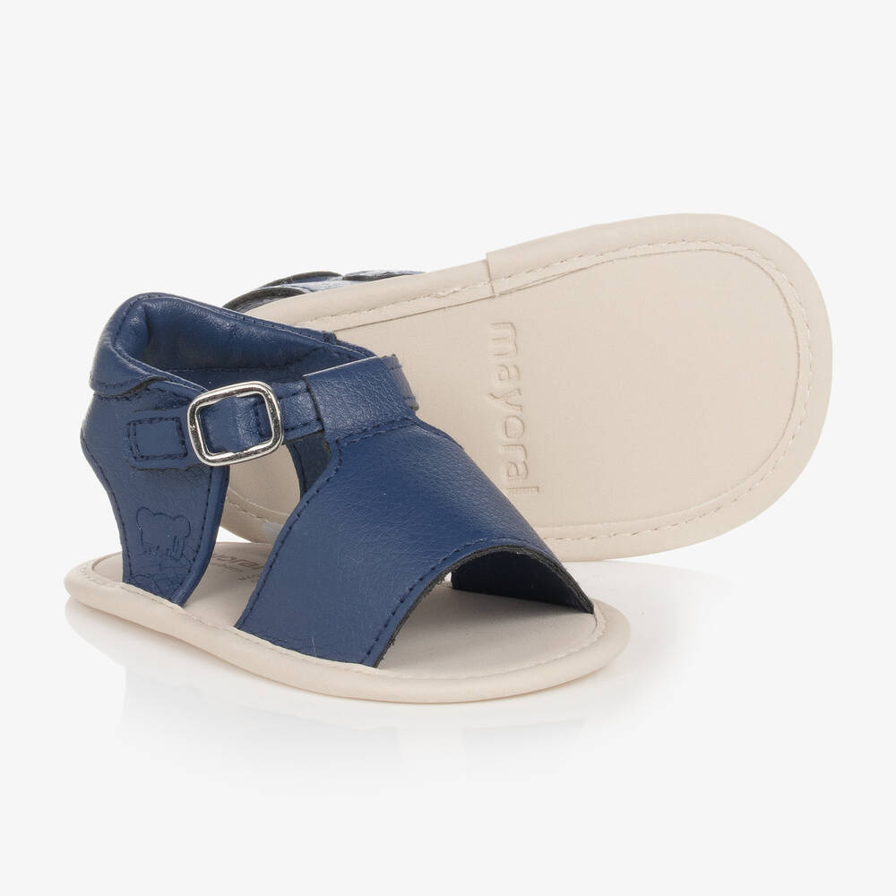 Mayoral - Baby Boys Blue Pre-Walker Sandals | Childrensalon