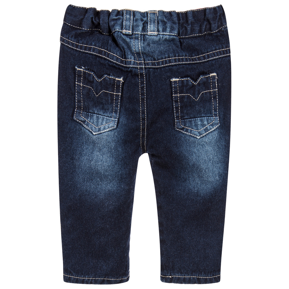 Mayoral Newborn-Baby Boys Blue Striped Outfit | Childrensalon Outlet