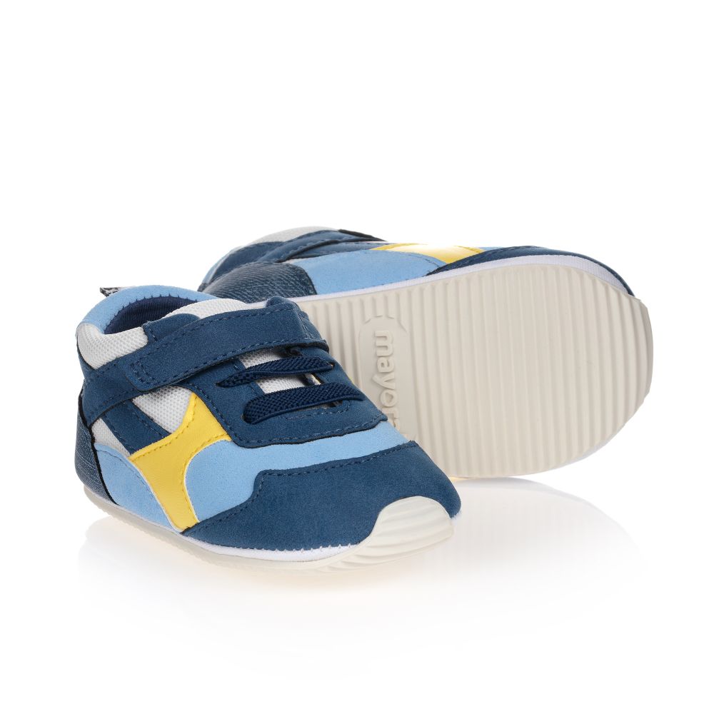 Mayoral-Baby Boys Blue Trainers | Childrensalon Outlet