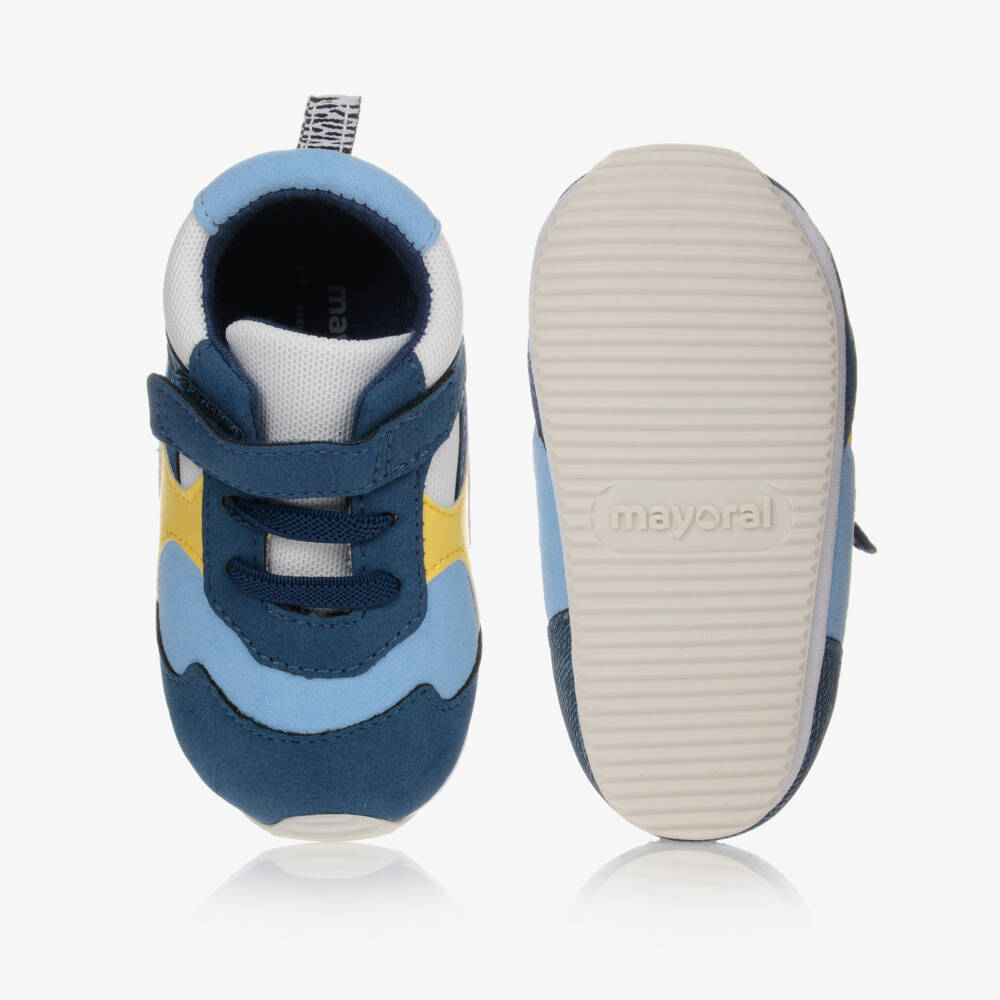 Mayoral-Baby Boys Blue Trainers | Childrensalon Outlet