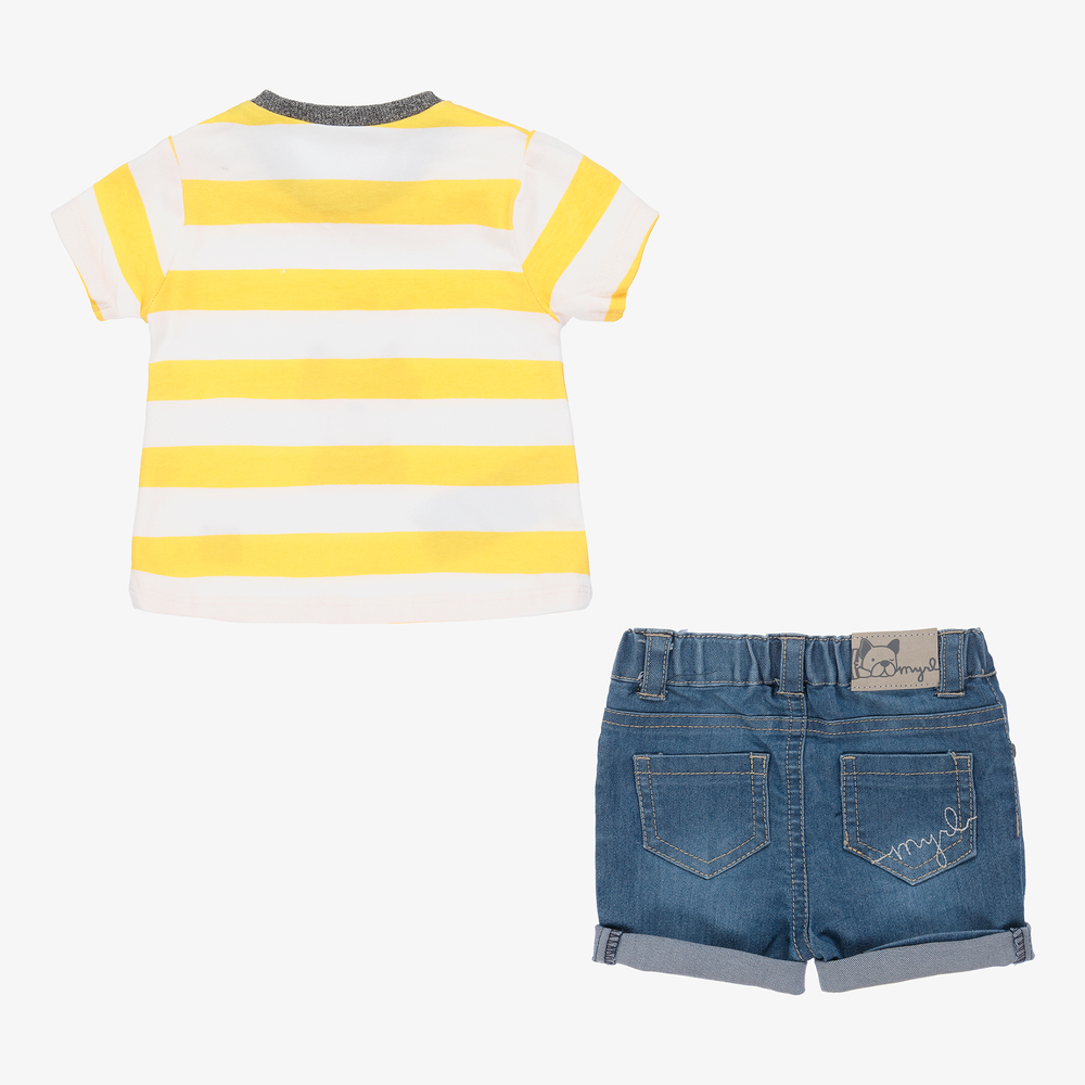 Mayoral Newborn-Baby Boys Cotton Shorts Set | Childrensalon Outlet