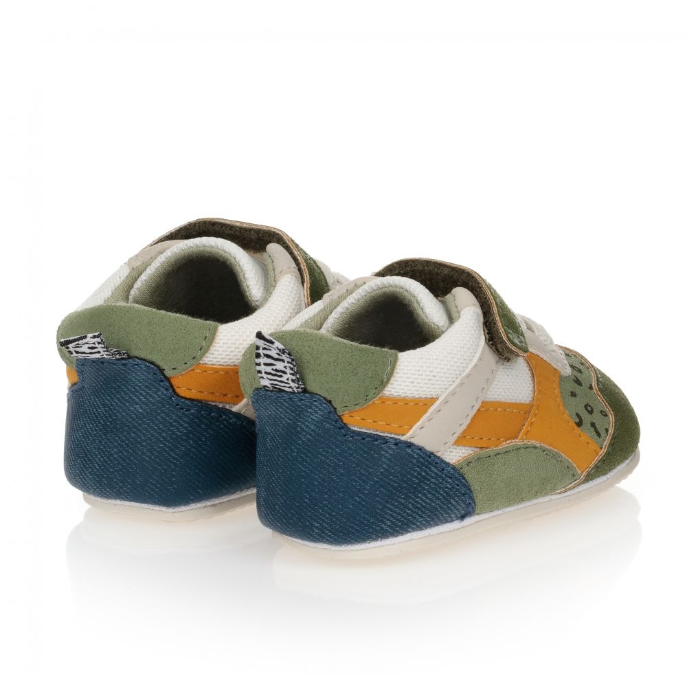 Mayoral Newborn-Baby Boys Green Trainers | Childrensalon Outlet