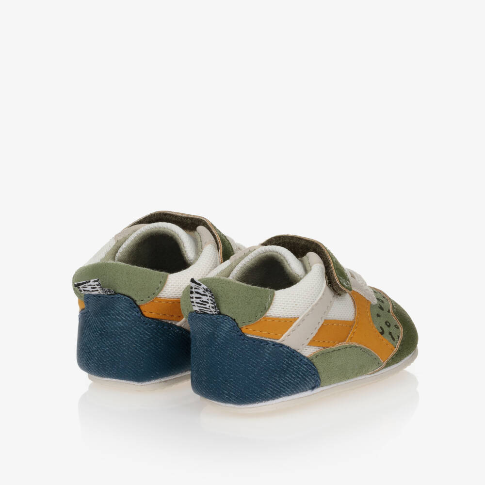 Mayoral Newborn-Baby Boys Green Trainers | Childrensalon Outlet