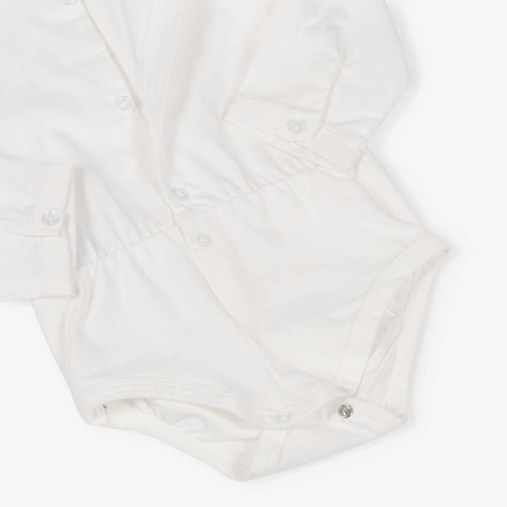 Mayoral Newborn-Baby Boys Grey & Beige Needlecord Trouser Set | Childrensalon Outlet