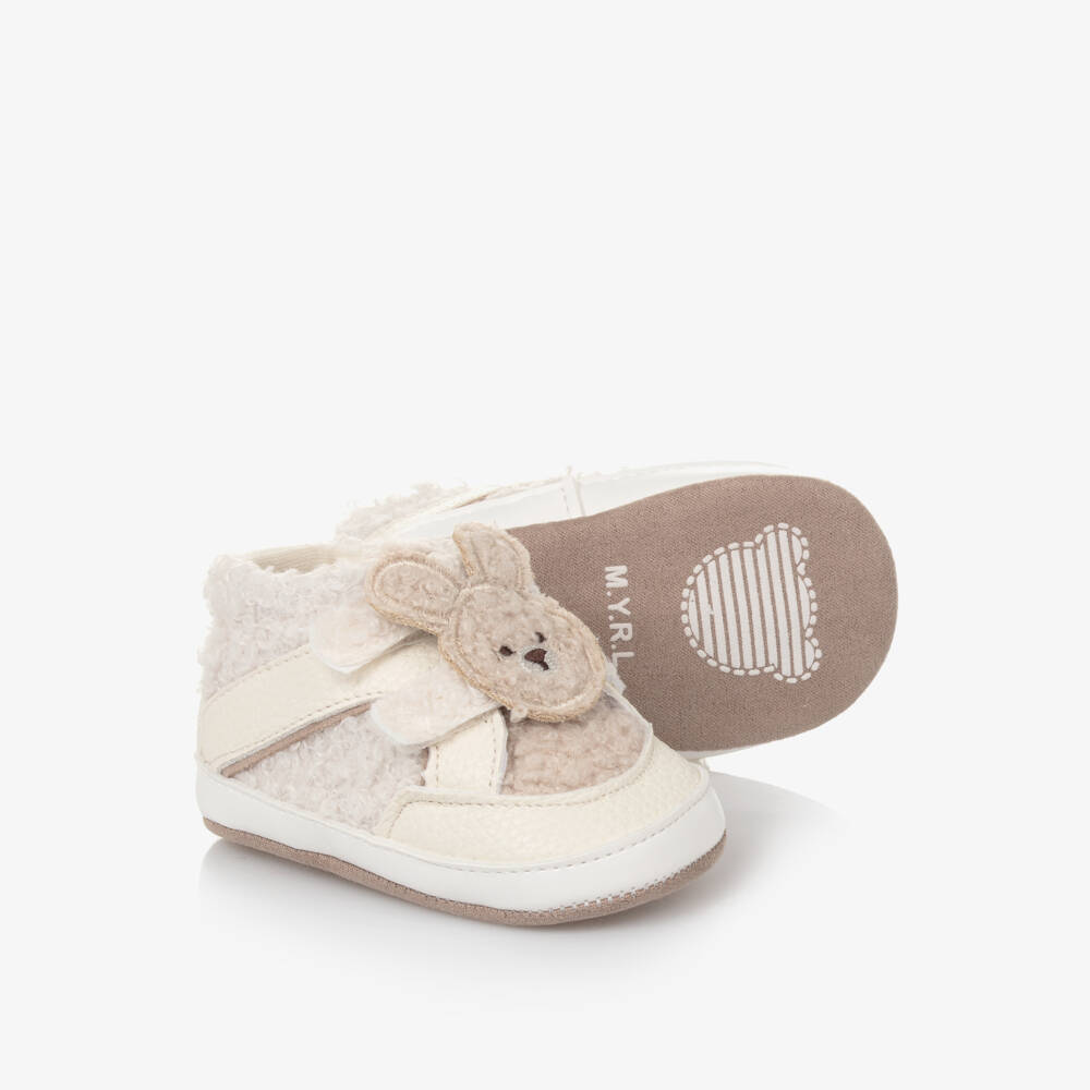 Mayoral Newborn-Baby Boys Ivory Borg Pre-Walkers | Childrensalon Outlet