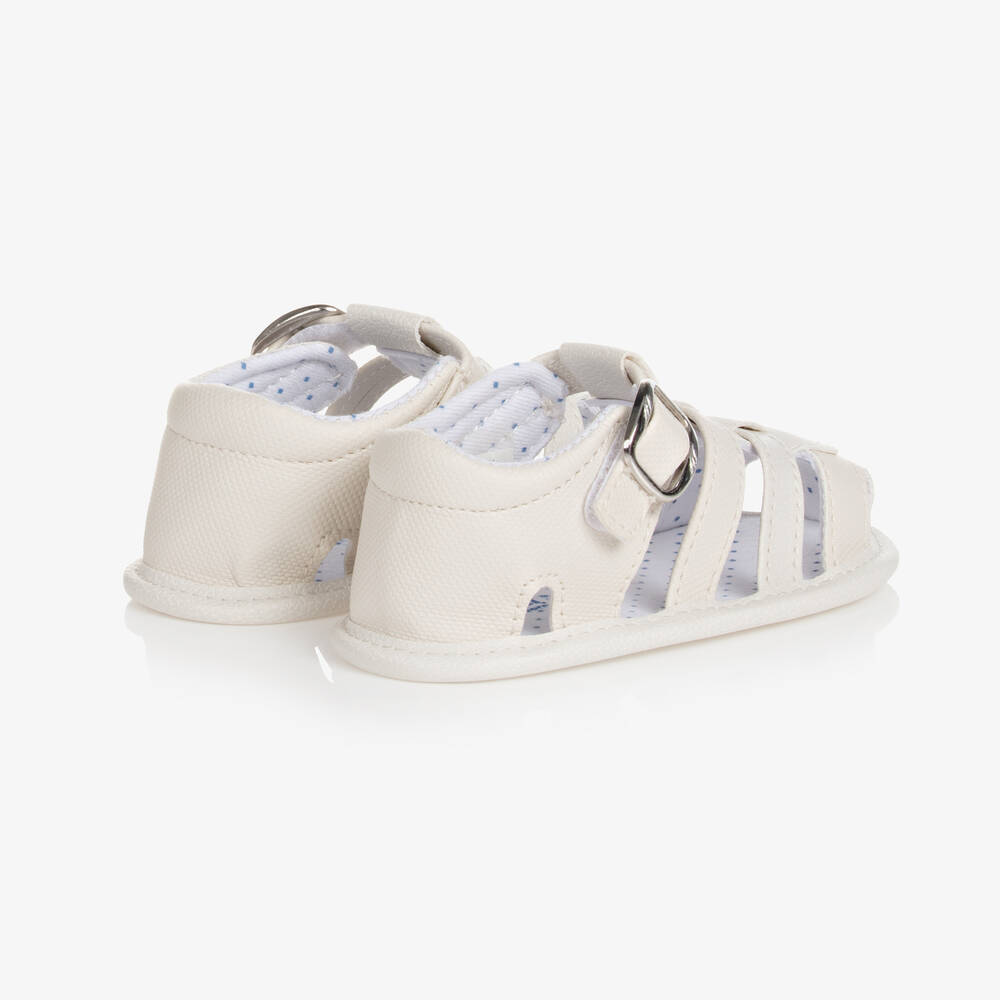 Mayoral-Кремовые сандалии-пинетки | Childrensalon Outlet