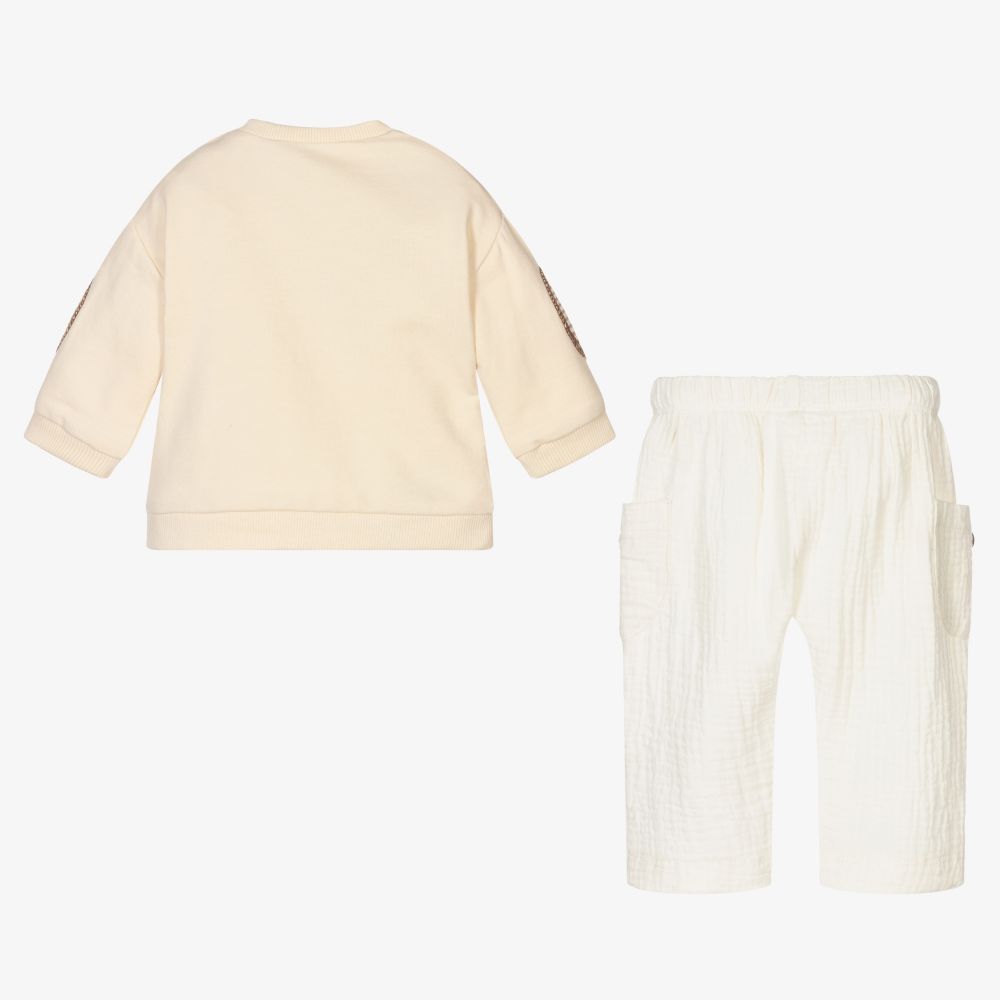 Mayoral Для новорожденных-Топ и кремовые брюки для малышей | Childrensalon Outlet