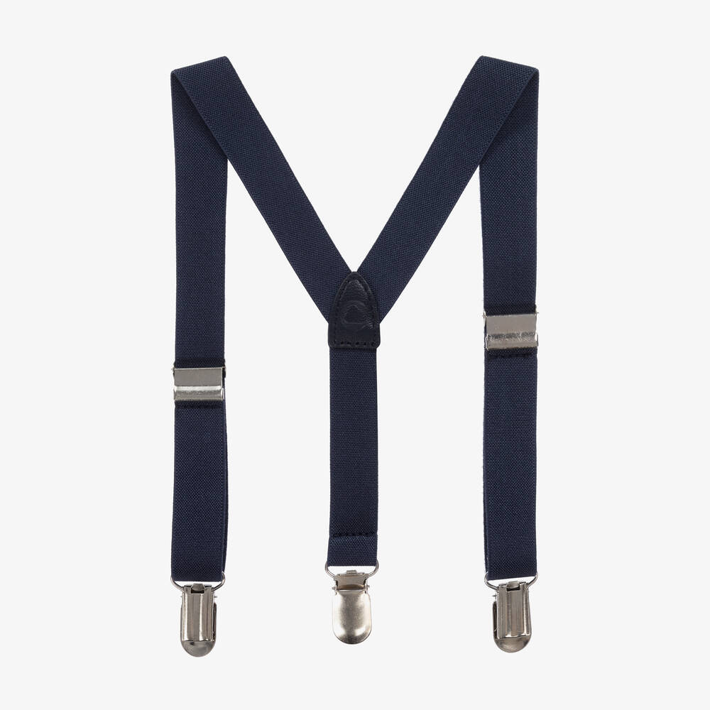 Mayoral-Baby Boys Navy Blue Braces | Childrensalon Outlet