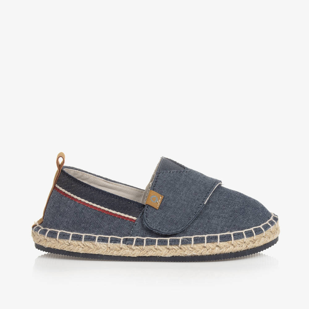 Mayoral-Baby Boys Navy Blue Canvas Espadrilles | Childrensalon Outlet