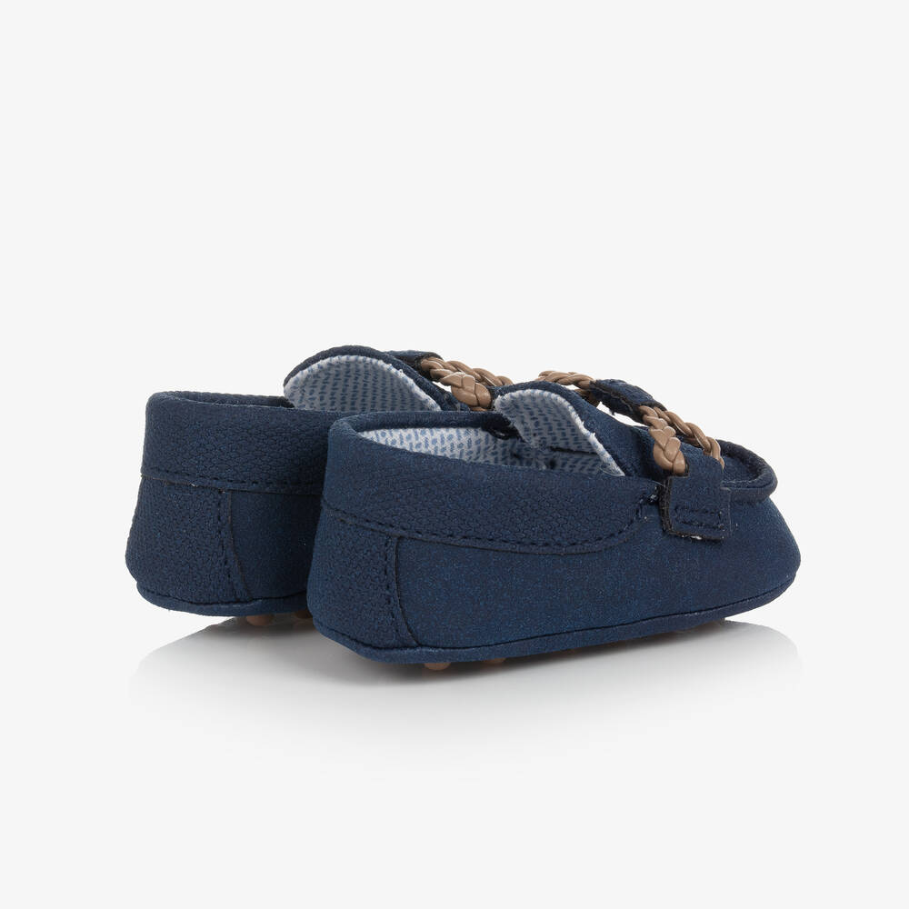 Mayoral-Baby Boys Navy Blue Pre-Walker Moccasins | Childrensalon Outlet