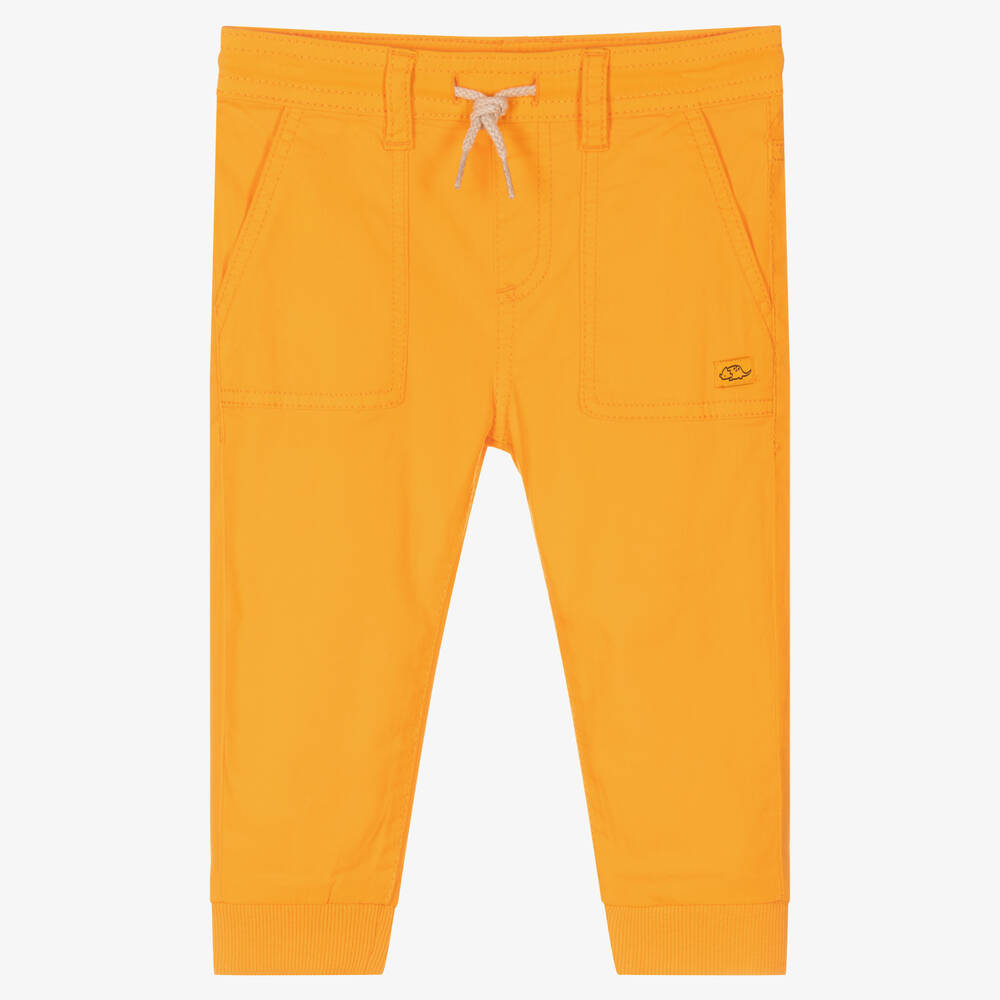 Mayoral - Оранжевые хлопковые брюки | Childrensalon