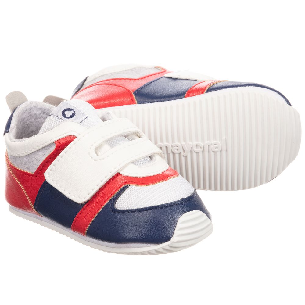 Mayoral Newborn - Baby Boys Pre-Walker Trainers | Childrensalon