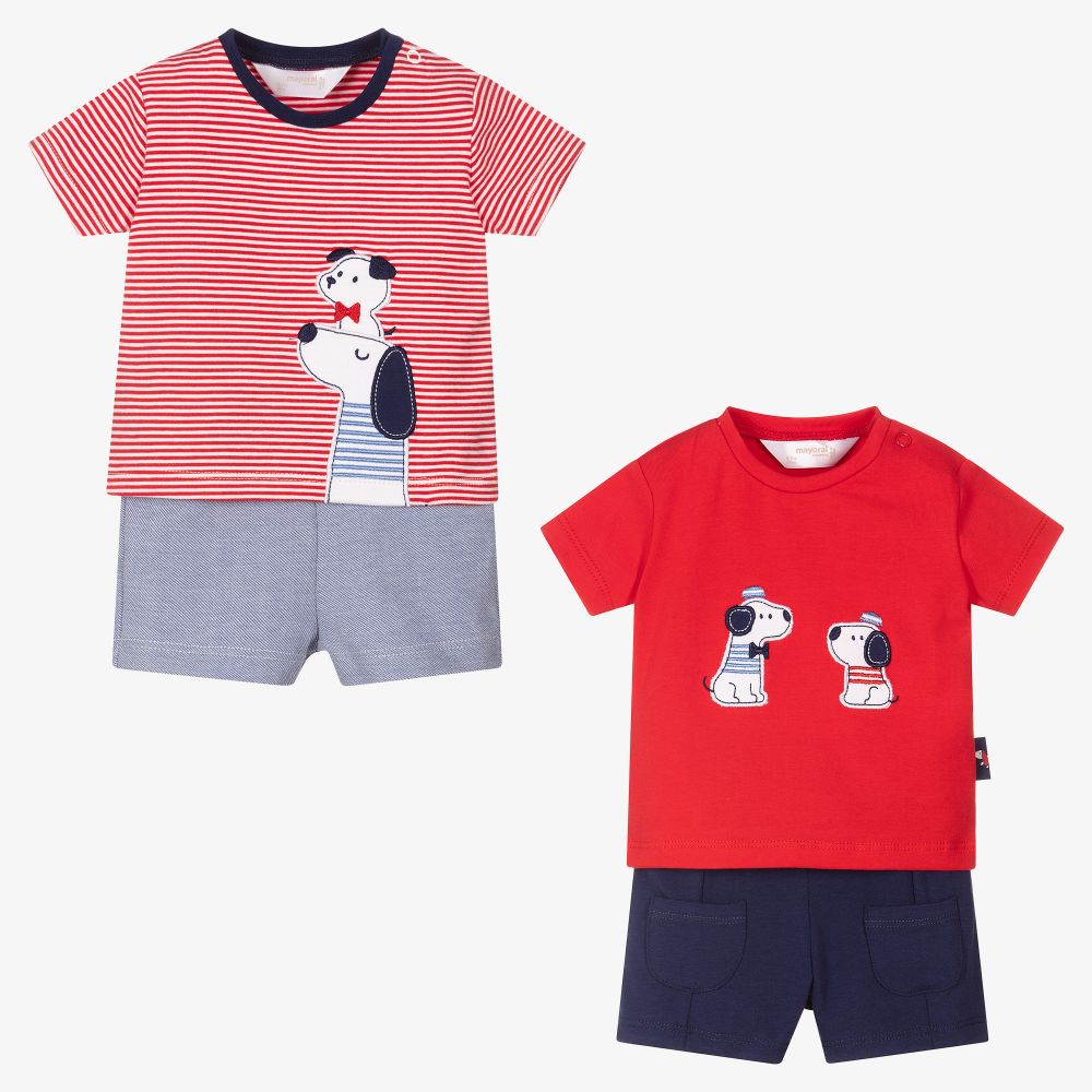 Mayoral Newborn - Shorts-Set für Babys im 2er-Pack (J) | Childrensalon